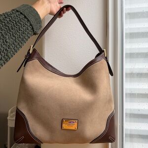 Michael Kors Walnut Millbrook Large Shoulder Bag Handbag Satchel Leather